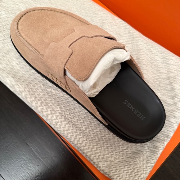 Brand new hermes go mule beige sable 38 - Picture 14 of 16